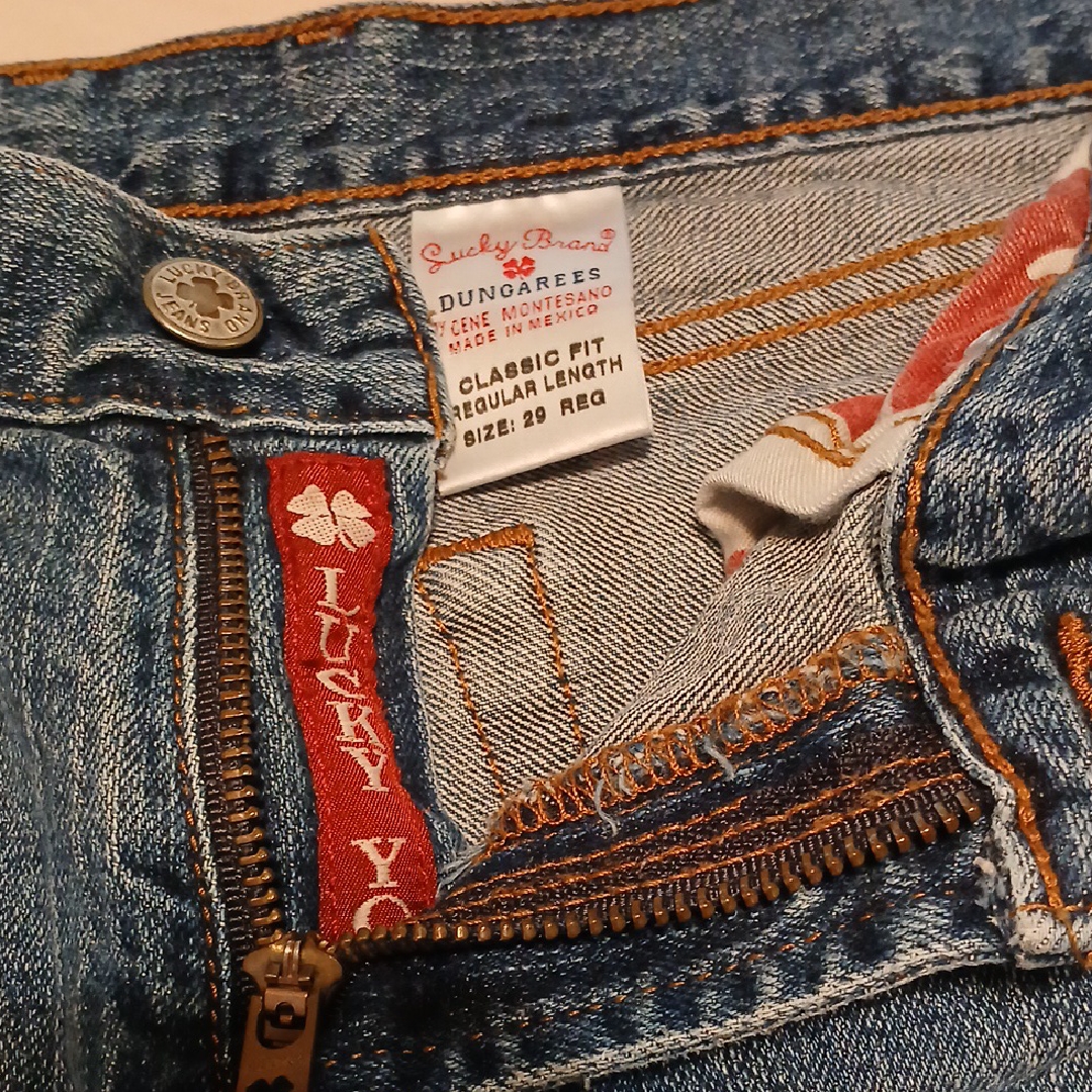 Lucky Brand Mens Denim Relaxed Jeans Sz29wx32l Regular